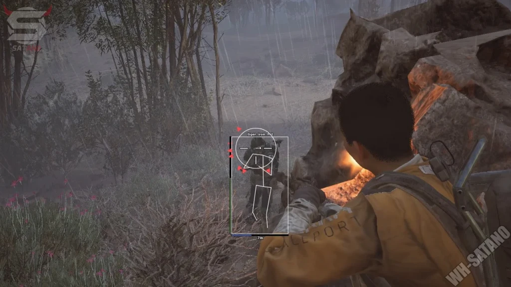 Arc Raiders ESP overlay with skeleton ESP and loot inventory labels